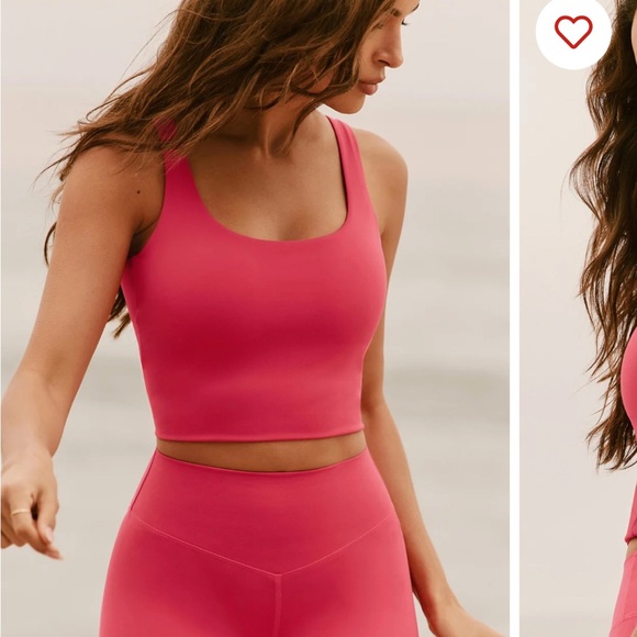 Fabletics Tank in Raspberry Fizz - Picture 1 of 3